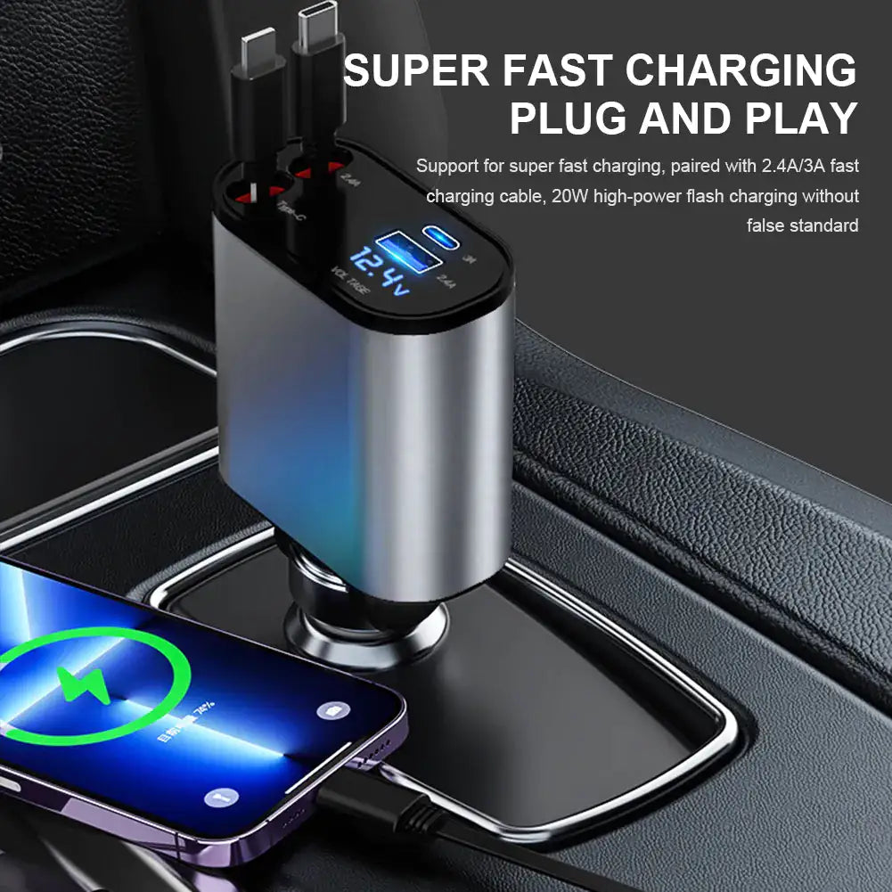 Retractable Car Charger